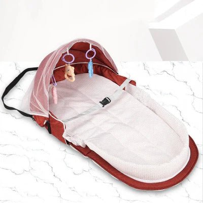 Berceau de Voyage - BabyNest™ - Rouge - Univers de Joy