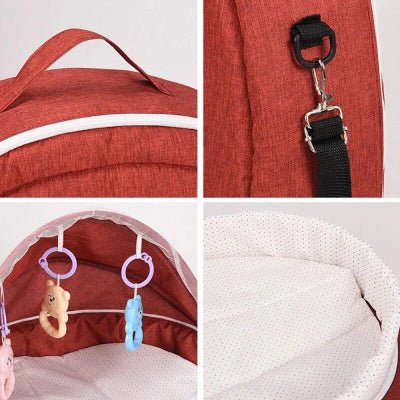 Berceau de Voyage - BabyNest™ - Rouge - Univers de Joy