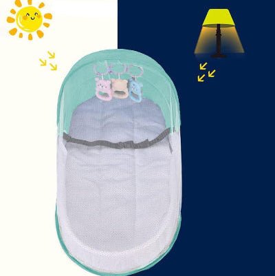Berceau de Voyage - BabyNest™ - Vert - Univers de Joy