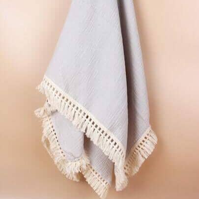 COUVERTURE BEBE - BabyBlanketâą - Gris - Univers de Joy