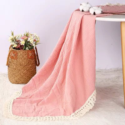 COUVERTURE BEBE - BabyBlanketâą - Rose - Univers de Joy