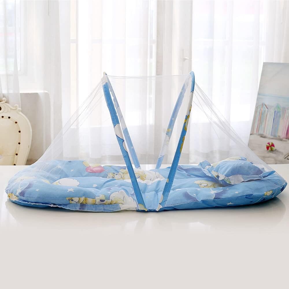 Moustiquaire Lit Bébé - SleepNest™ - Bleu - Univers de Joy
