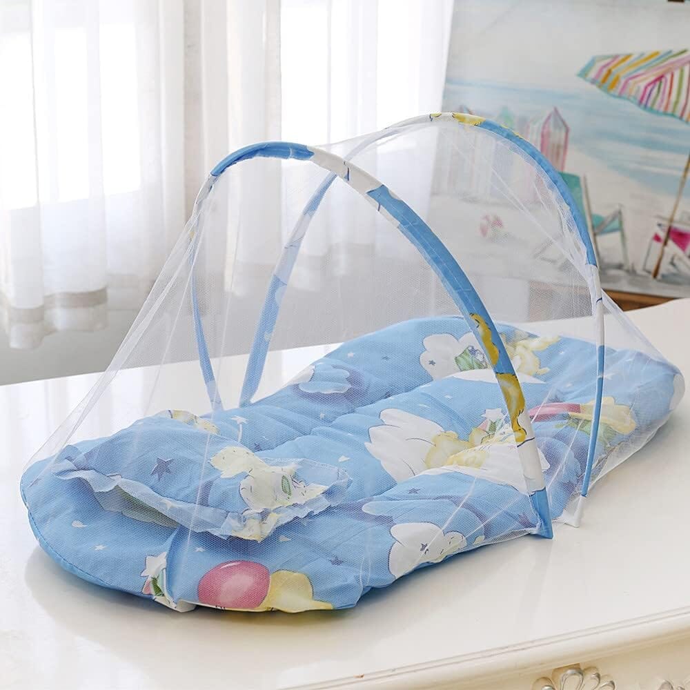 Moustiquaire Lit Bébé - SleepNest™ - Bleu - Univers de Joy