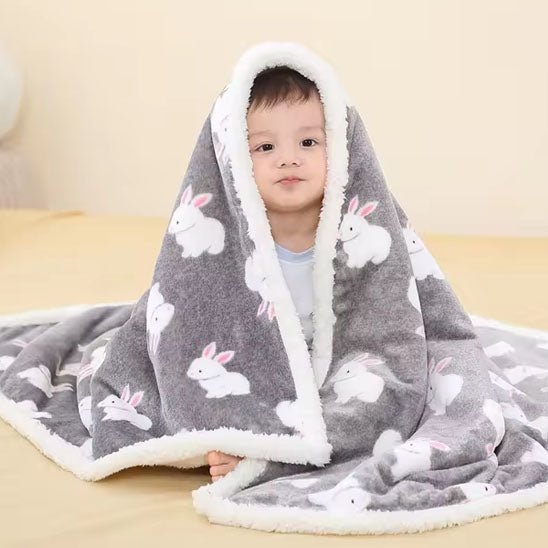 Polaire couverture bebe| Fluffân - Univers de Joy