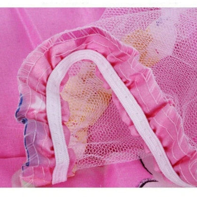 Moustiquaire lit bébé rose