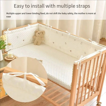 1pcs Cartoon Soft Infant Bedding Bumpers Newborn Cot Bed Around Protector Baby Crib Bumper Anti-Collision Baby Bedding