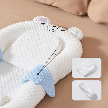 Custom Wholesale baby anti-pressure movable portable bed in bed crib in bed set newborn sleeping artifact anti-jump