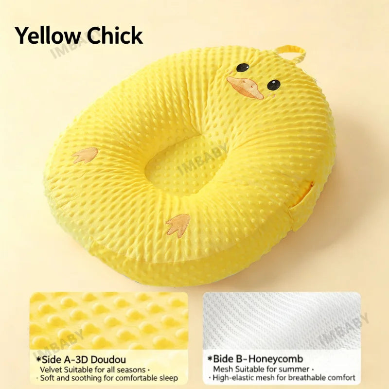 IMBABY Baby Anti-Reflux Pillow 30°Incline Cushion for Baby Feeding Pillow Back Support Pad Multi Functional with Removable Cover