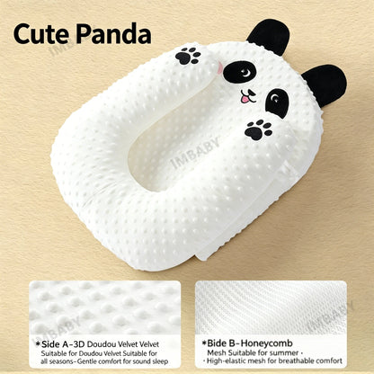IMBABY Baby Anti-Reflux Pillow 30°Incline Cushion for Baby Feeding Pillow Back Support Pad Multi Functional with Removable Cover