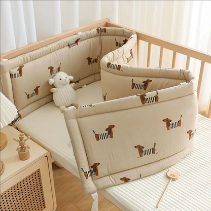 1pcs Cartoon Soft Infant Bedding Bumpers Newborn Cot Bed Around Protector Baby Crib Bumper Anti-Collision Baby Bedding