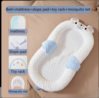 Custom Wholesale baby anti-pressure movable portable bed in bed crib in bed set newborn sleeping artifact anti-jump