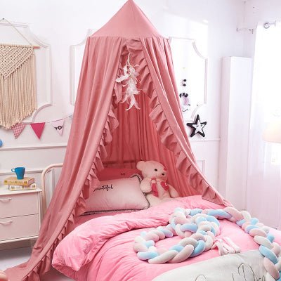 CIEL DE LIT POUR BEBE |LullaDome™ - rose foncé - Univers de Joy
