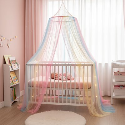 fillette dort paisiblement dans son lit ciel de lit