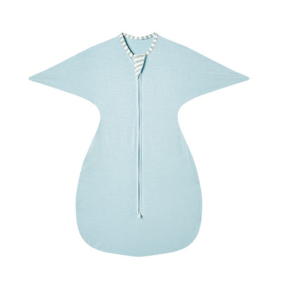 gigoteuse emmaillotage bleue claire