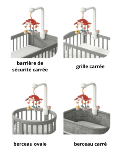 MOBIL POUR LIT BEBE | TinyCrab™ - Univers de Joy