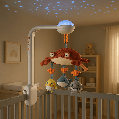MOBIL POUR LIT BEBE | TinyCrab™ - Univers de Joy