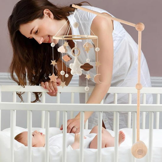 MOBILE MUSICAL BÉBÉ - Soft Glow™ - Univers de Joy
