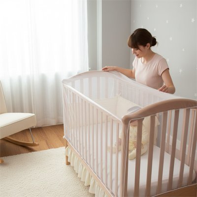 MOUSTIQUAIRE LIT BÉBÉ | DreamNet™ - Univers de Joy
