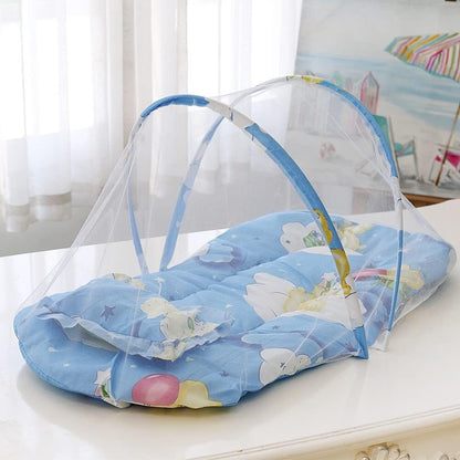 Moustiquaire Lit Bébé - SleepNest™ - Bleu - Univers de Joy