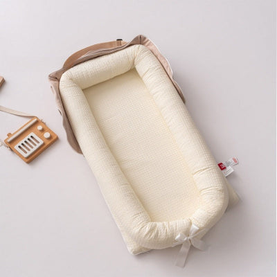 réducteur de lit bébé DreamyPood™ beige