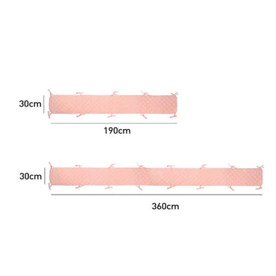 tour de lit bébé fille rose