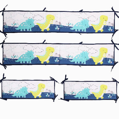 Un tour de lit bebe garcon fun à dinosaures créent une ambiance joyeuse