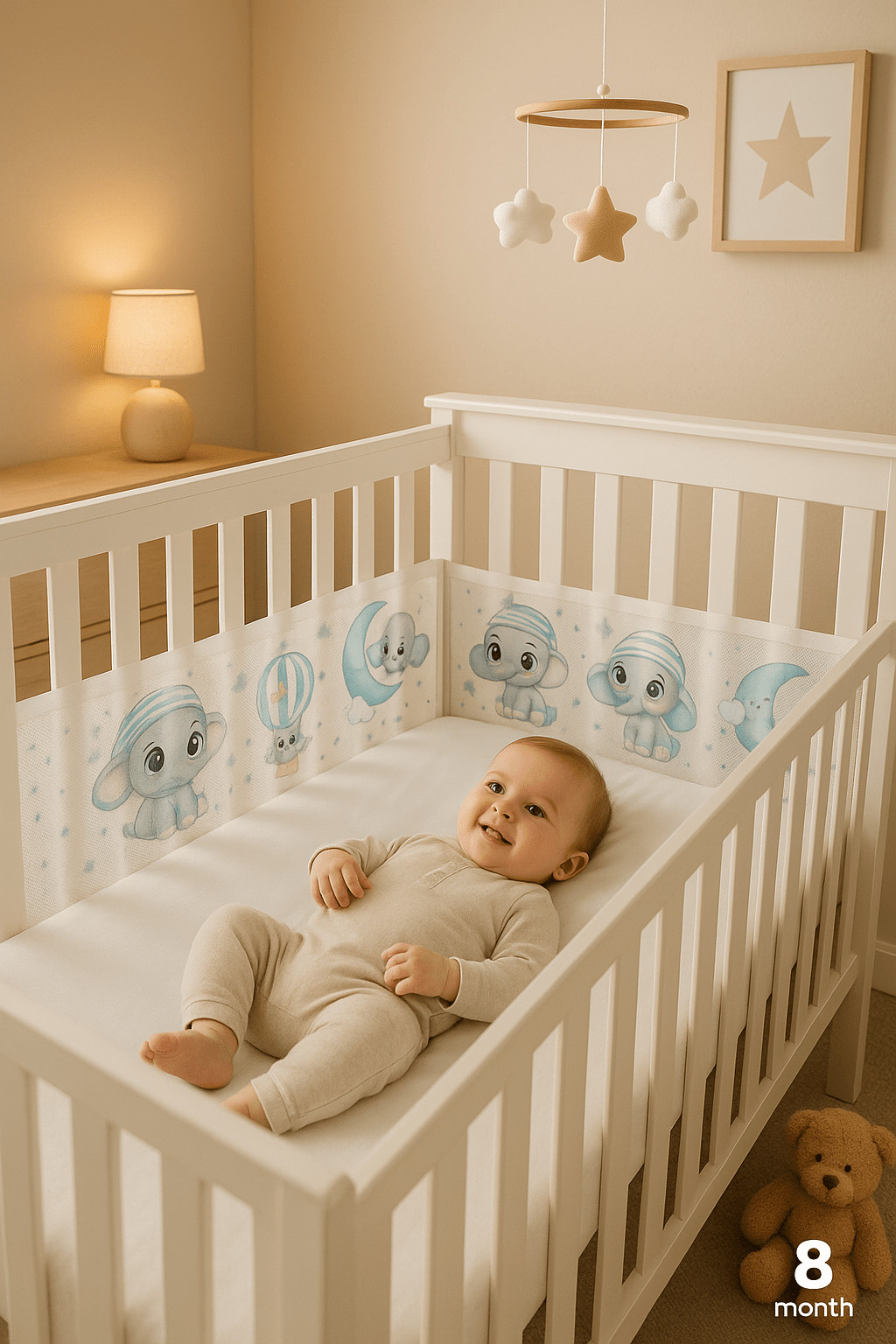 TOUR DE LIT RESSPIRANT - PureBreeze™ - Univers de Joy
