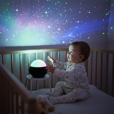 VEILLEUSE BÉBÉ PROJECTION PLAFOND | Stellaire™ - Univers de Joy