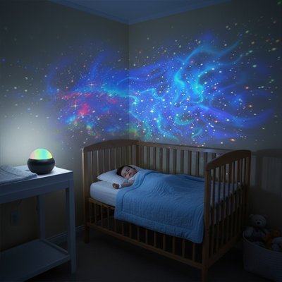VEILLEUSE BÉBÉ PROJECTION PLAFOND | Stellaire™ - Univers de Joy